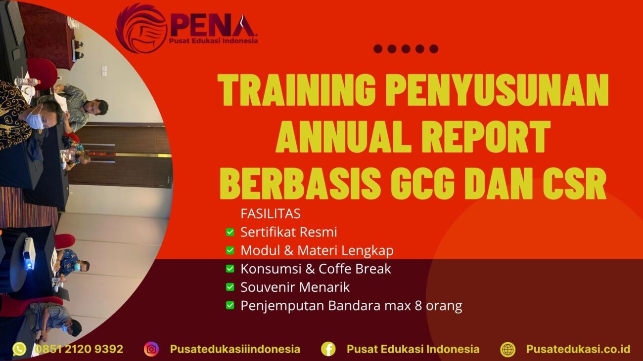 Training Penyusunan Annual Report Berbasis GCG & CSR Terbaru 2025/2026