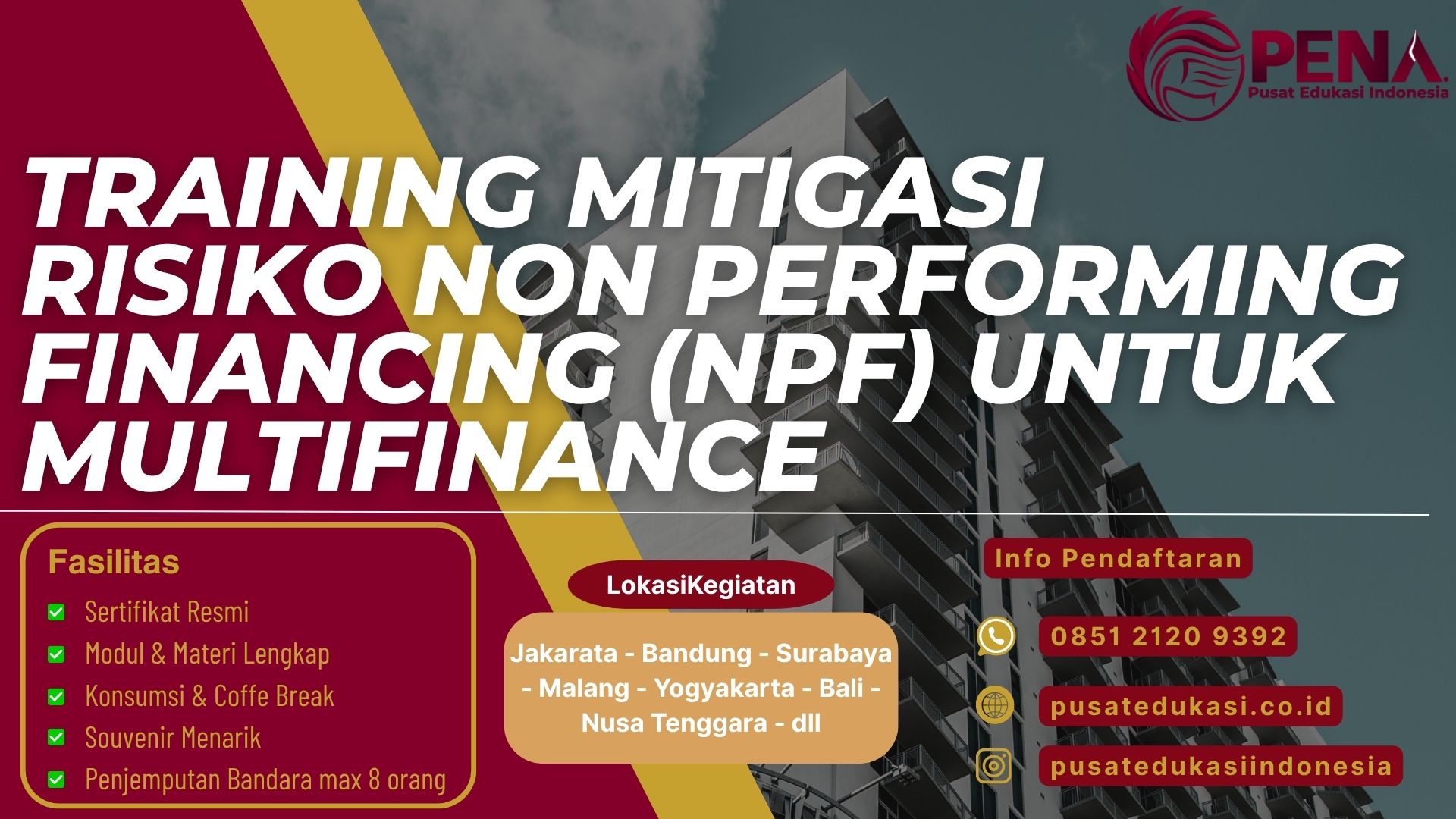 Training Mitigasi Risiko Non Performing Financing (NPF) untuk Multifinance Terbaru 2025/2026