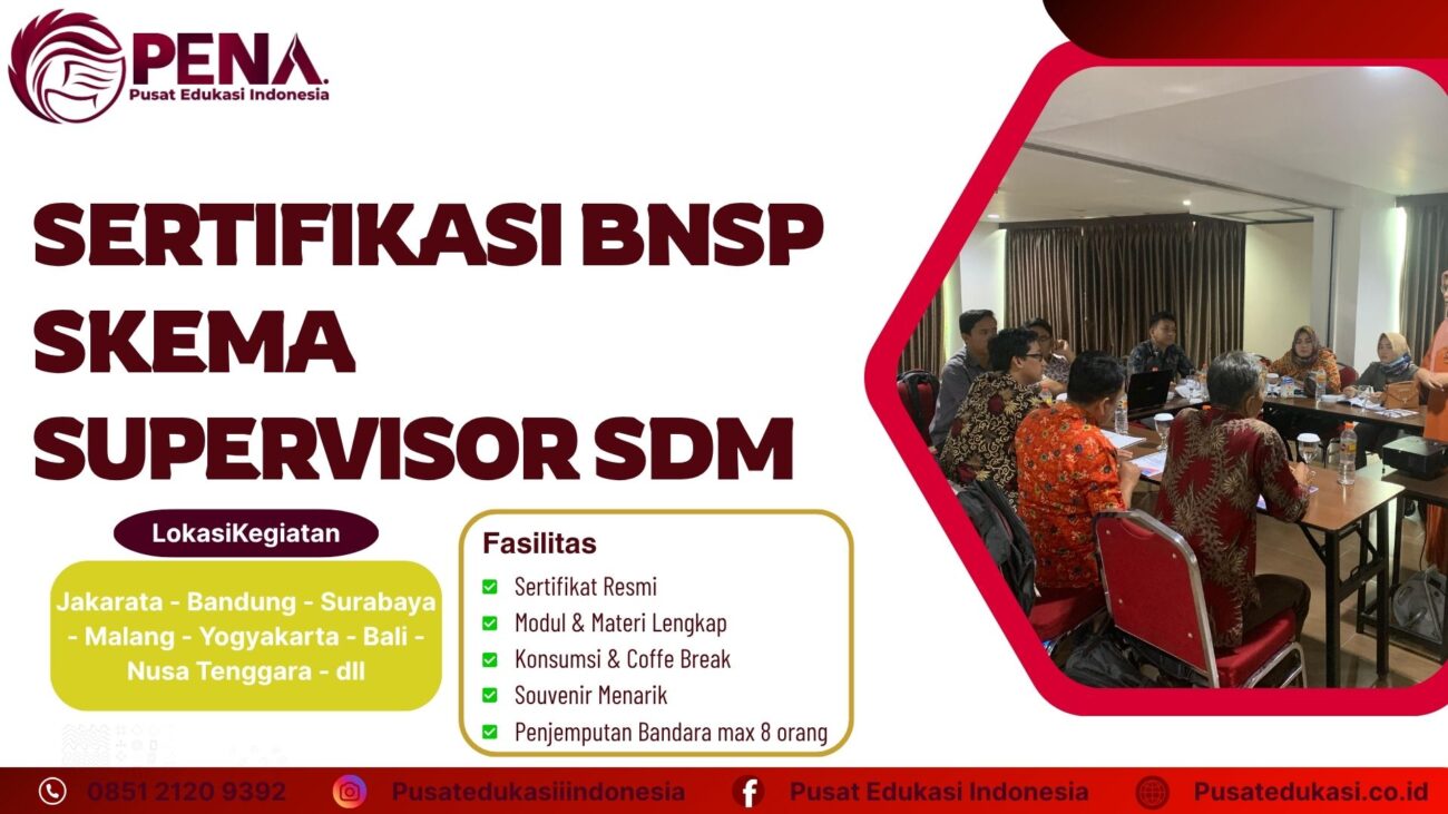 Sertifikasi BNSP Skema Supervisor SDM Terbaru 2025/2026