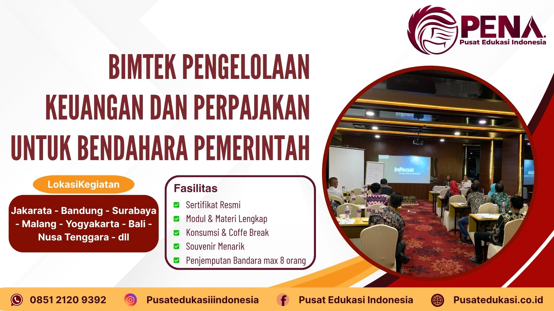 Bimtek Pengelolaan Keuangan dan Perpajakan untuk Bendahara Pemerintah Terbaru 2025/2026