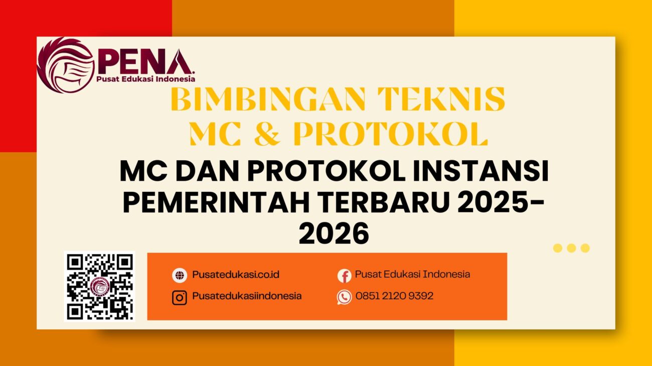 Bimtek MC dan Protokol Instansi Pemerintah Terbaru 2025-2026