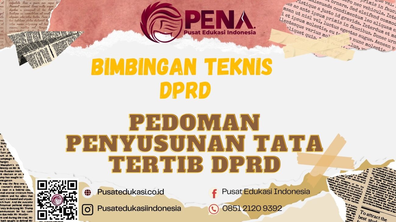Bimtek Pedoman Penyusunan Tata Tertib DPRD Terbaru 2025/2026