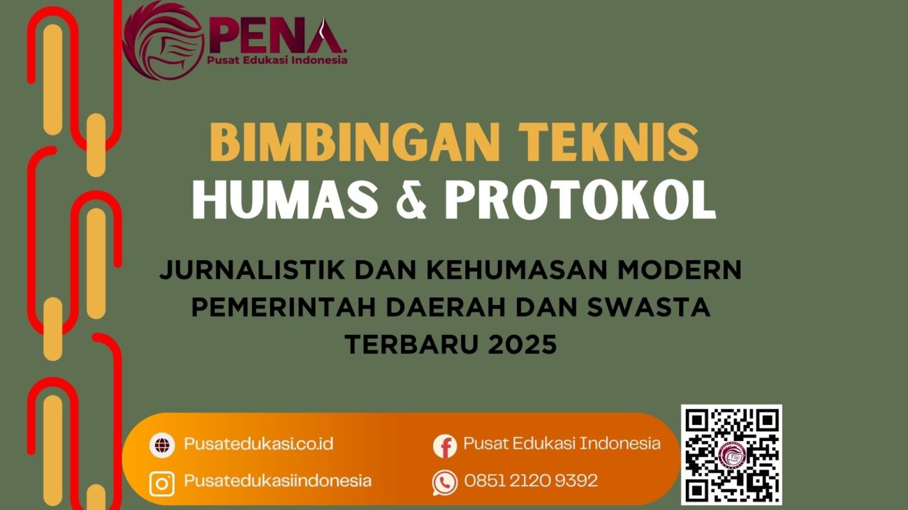 Bimtek Jurnalistik dan Kehumasan Modern Pemerintah Daerah dan Swasta Terbaru 2025/2026