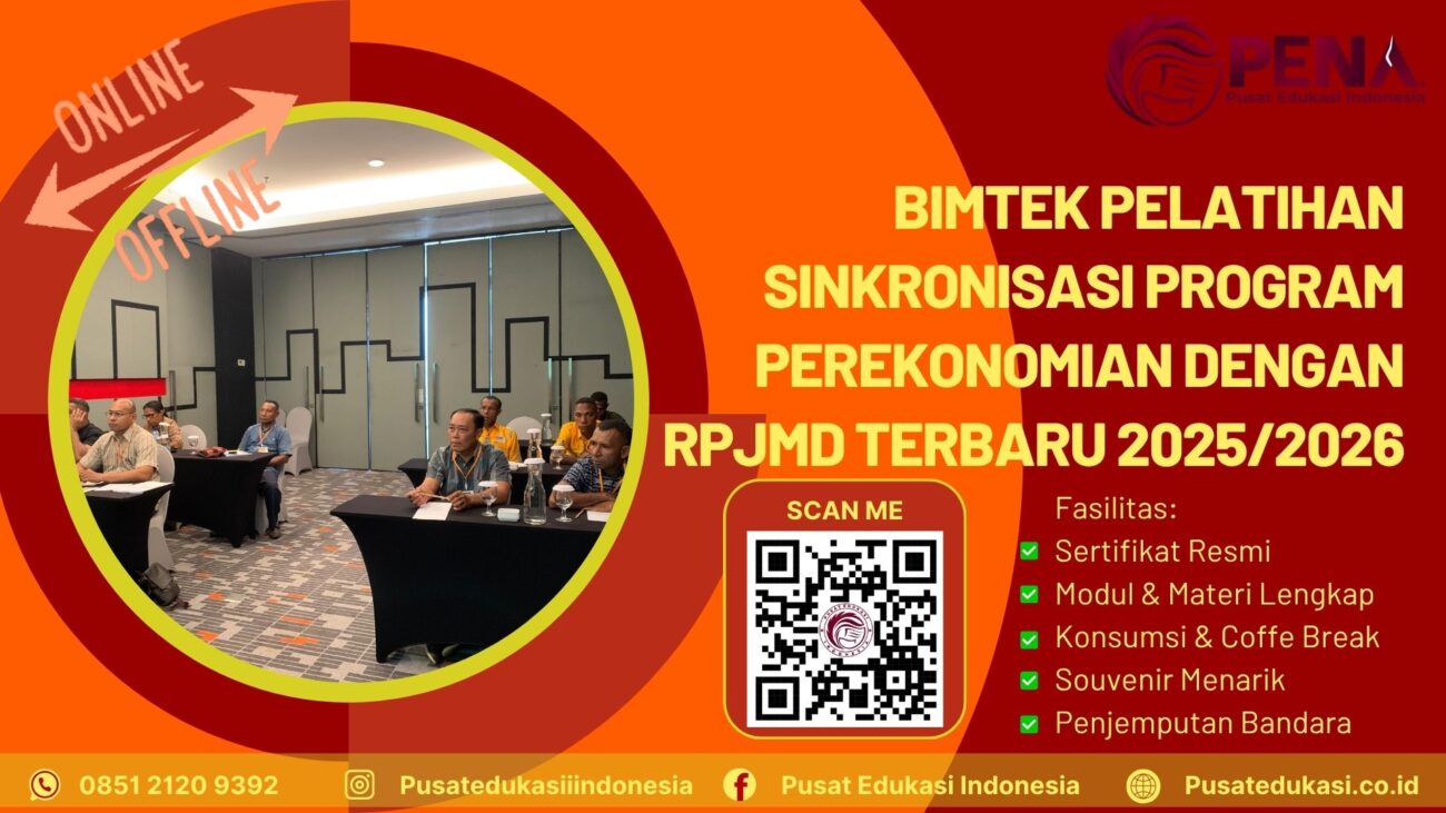 Bimtek Pelatihan Sinkronisasi Program Perekonomian dengan RPJMD Terbaru 2025/2026
