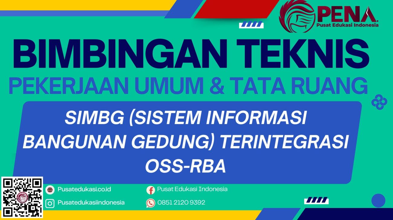 Bimtek SIMBG (Sistem Informasi Bangunan Gedung) Terintegrasi OSS-RBA Terbaru 2025/2026