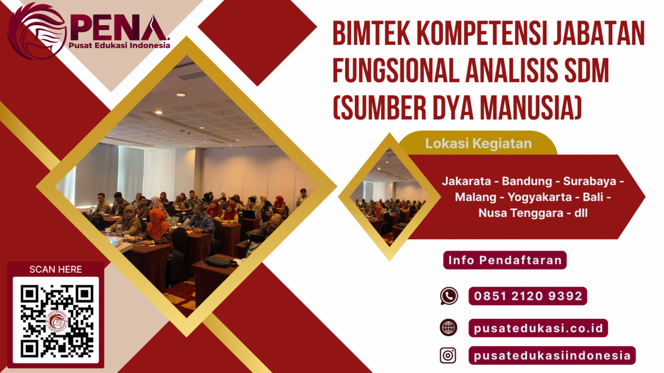Bimtek Training Kompetensi Jabatan Fungsional Analisis SDM (Sumber Daya Alam) Terbaru 2025/2026