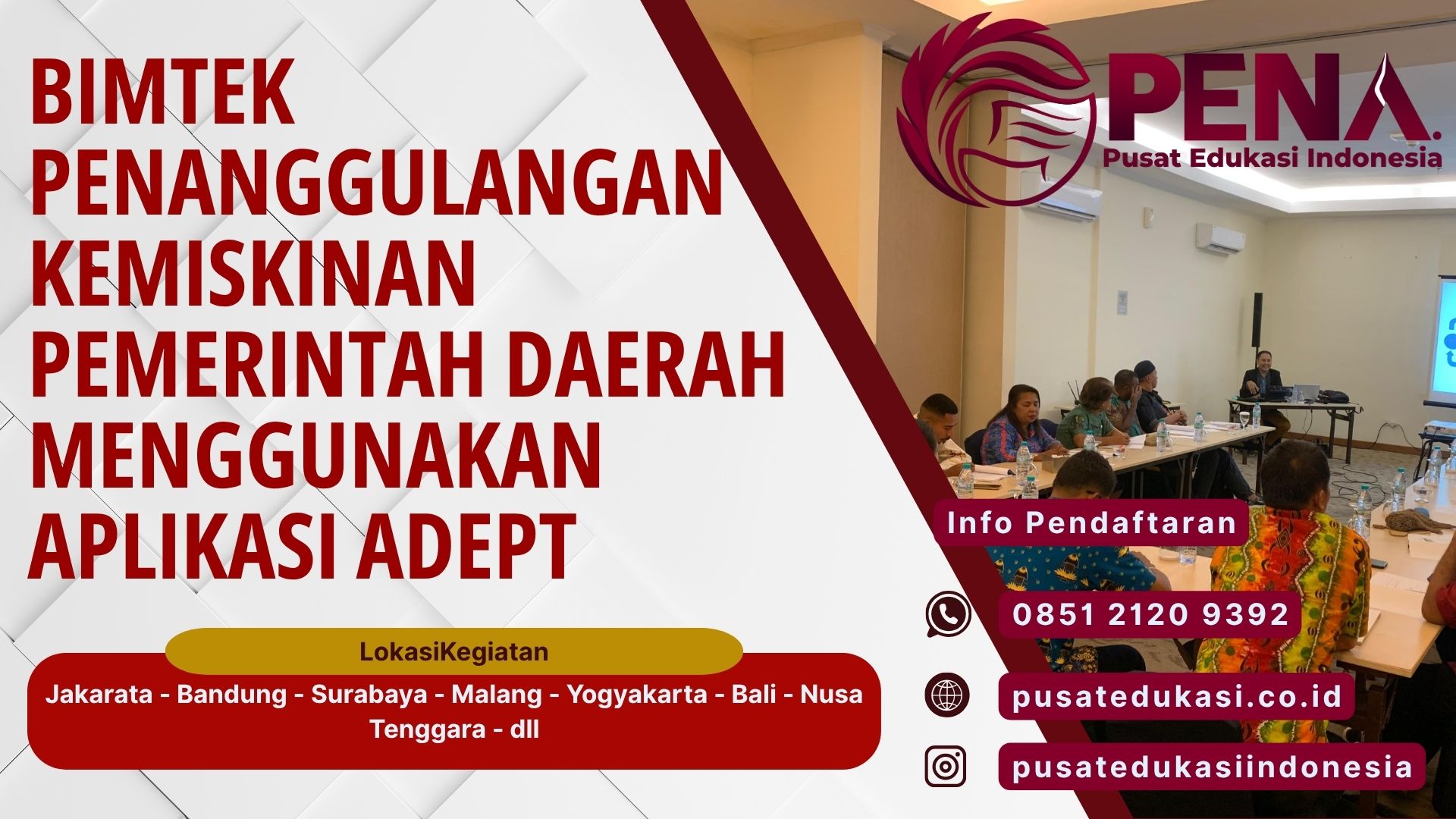 Bimtek Penyusunan Penanggulangan Kemiskinan Pemerintah Daerah Menggunakan Aplikasi ADePT Terbaru 2025/2026
