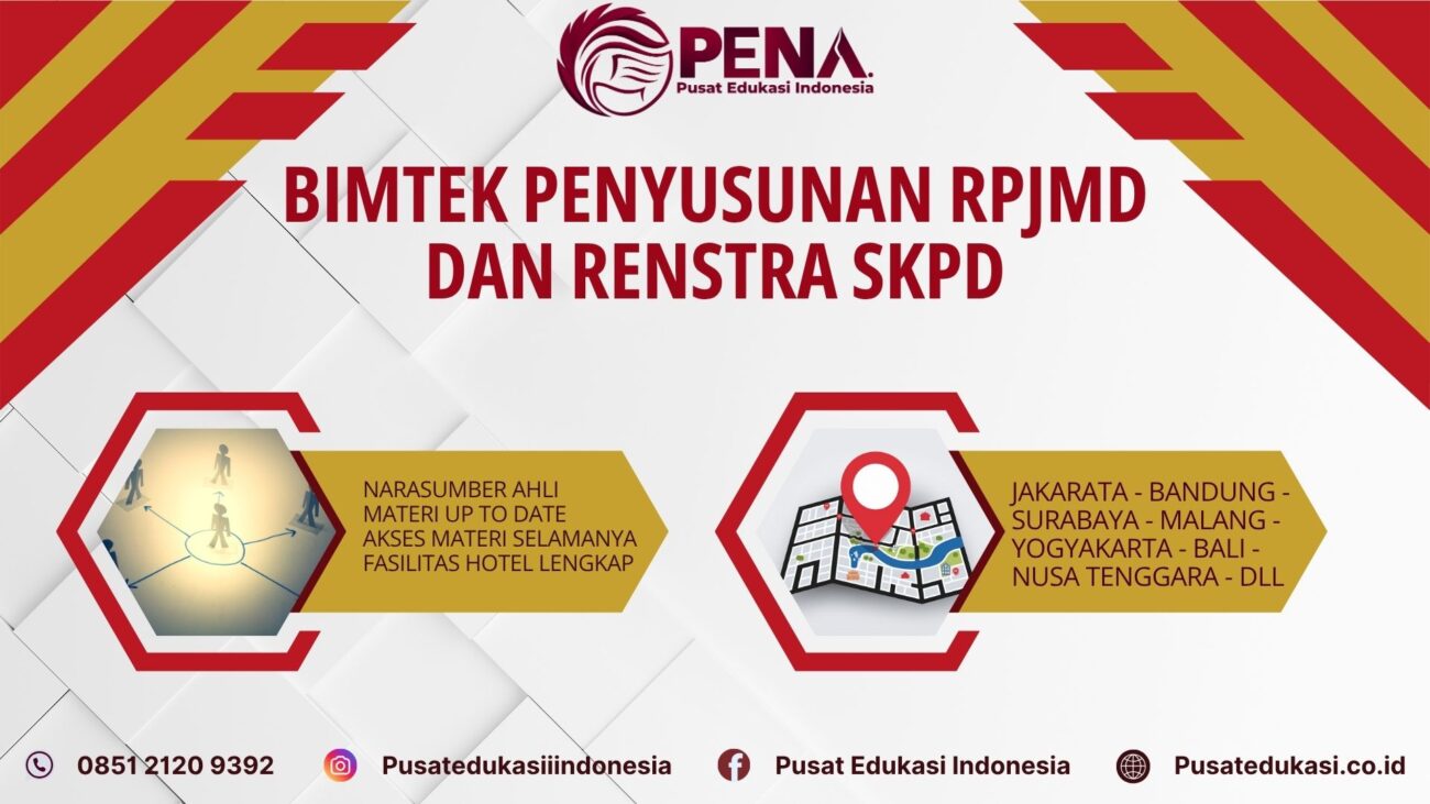 Bimtek Training Penyusunan RPJMD & RENSTRA SKPD Tahun 2025 - 2029