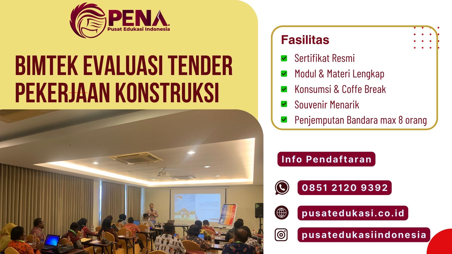 Bimtek Training Evaluasi Tender Pekerja Konstruksi Terbaru 2025/2026
