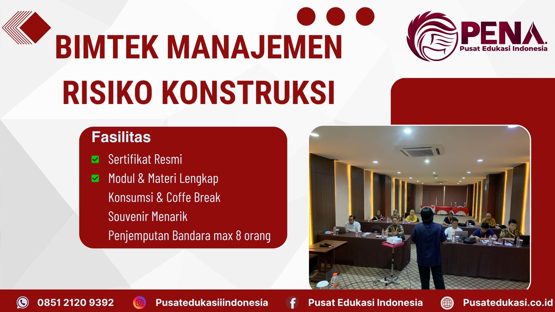 Bimtek Pelatihan Manajemen Risiko Konstruksi Terbaru 2025/2026