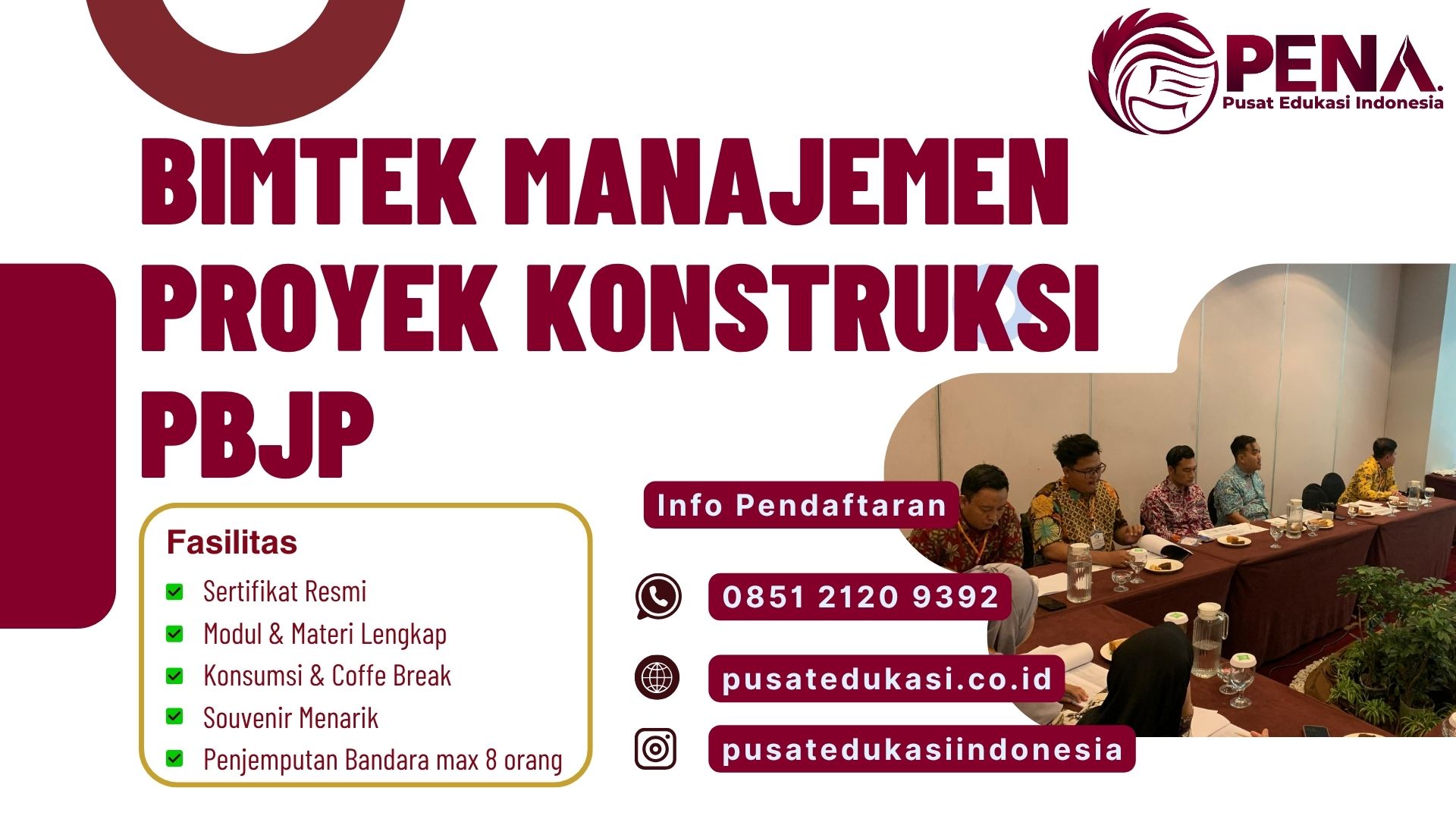 Bimtek Training Manajemen Proyek Konstruksi PBJP Terbaru 2025/2026
