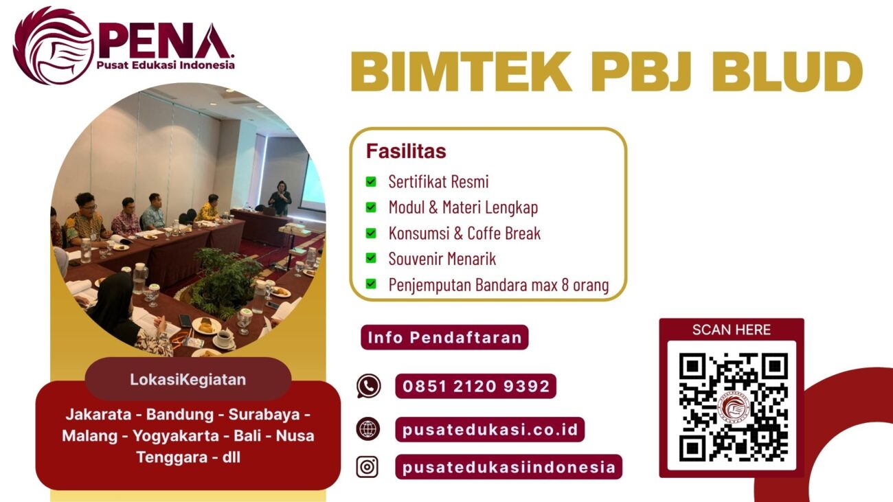 Bimtek Training PBJ BLUD Terbaru 2025/2026
