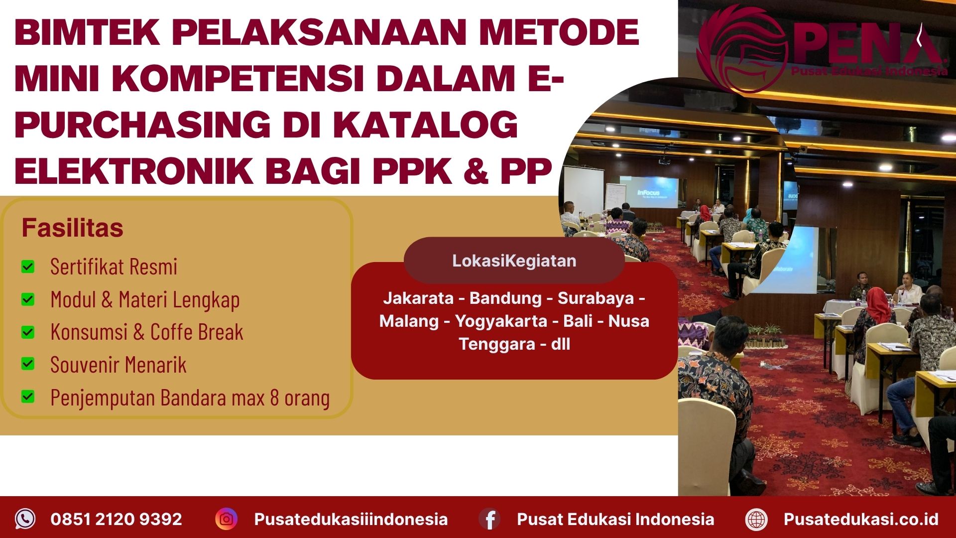Bimtek Pelatihan Pelaksanaan Metode Mini Kompetisi dalam E-Purchasting di Katalog Elektronik bagi PPK & PP Terbaru 2025/2026