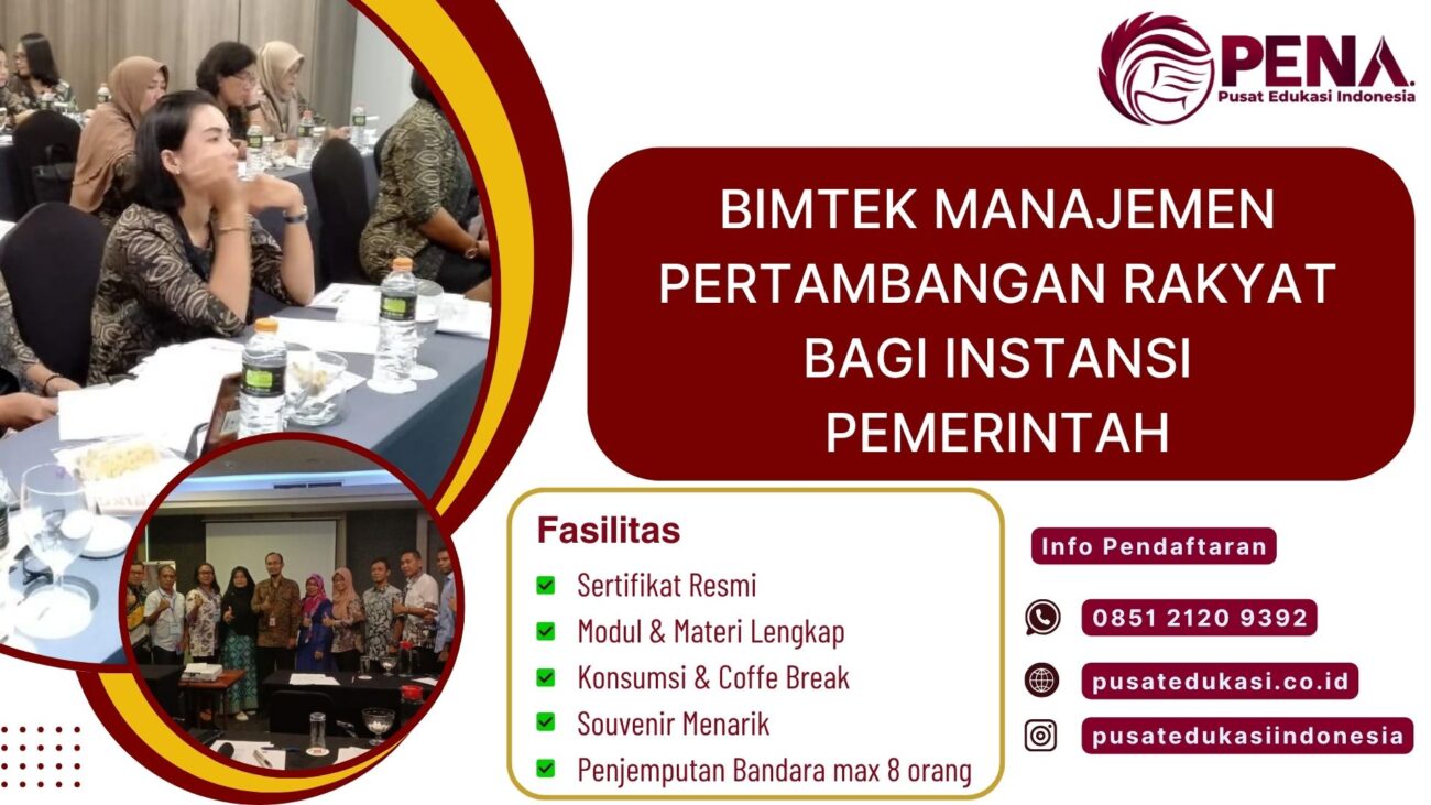 Bimtek Manajemen Pertambangan Rakyat bagi Instansi Pemerintah Terbaru 2025/2026