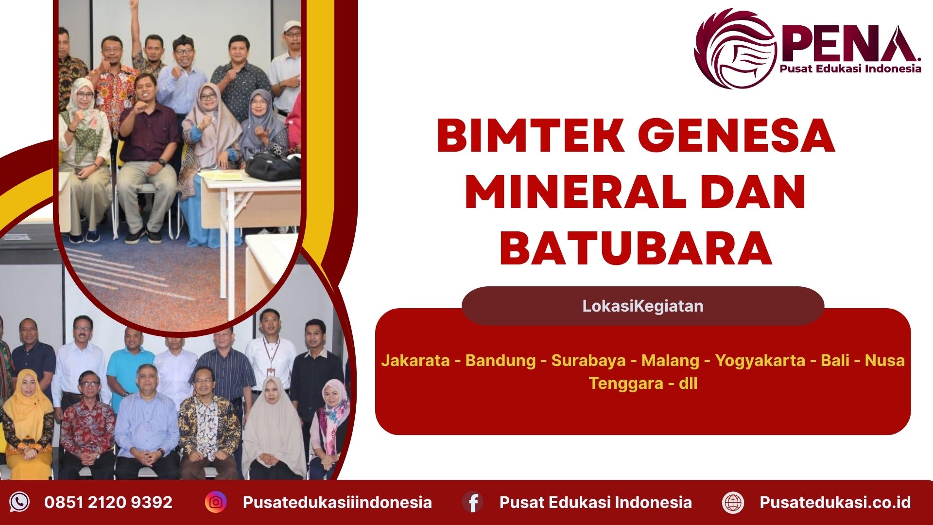 Bimtek Pelatihan Genesa Mineral dan Batubara Terbaru 2025/2026
