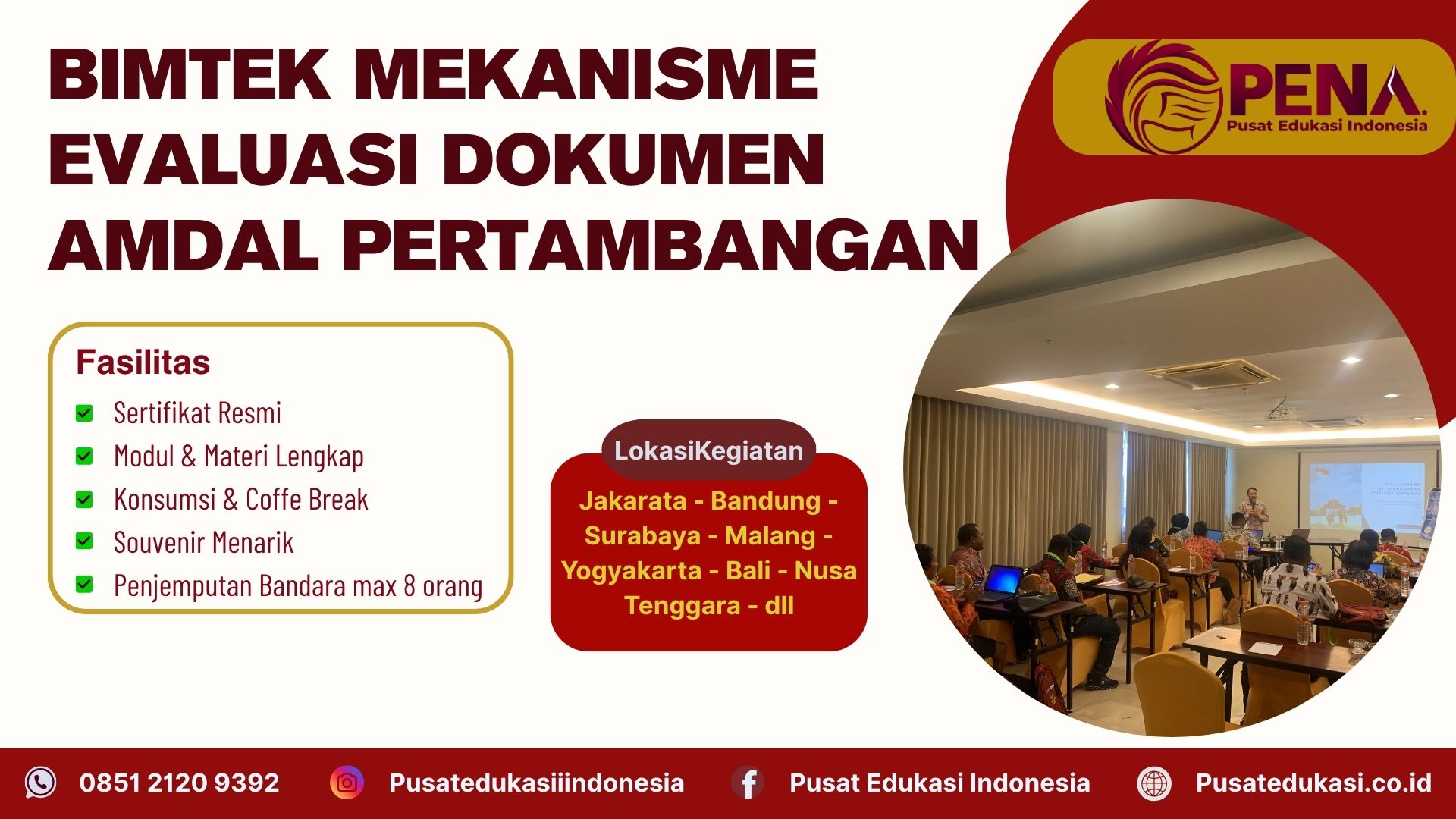 Bimtek Pelatihan Evaluasi Dokumen AMDAL Pertambangan Terbaru 2025/2026