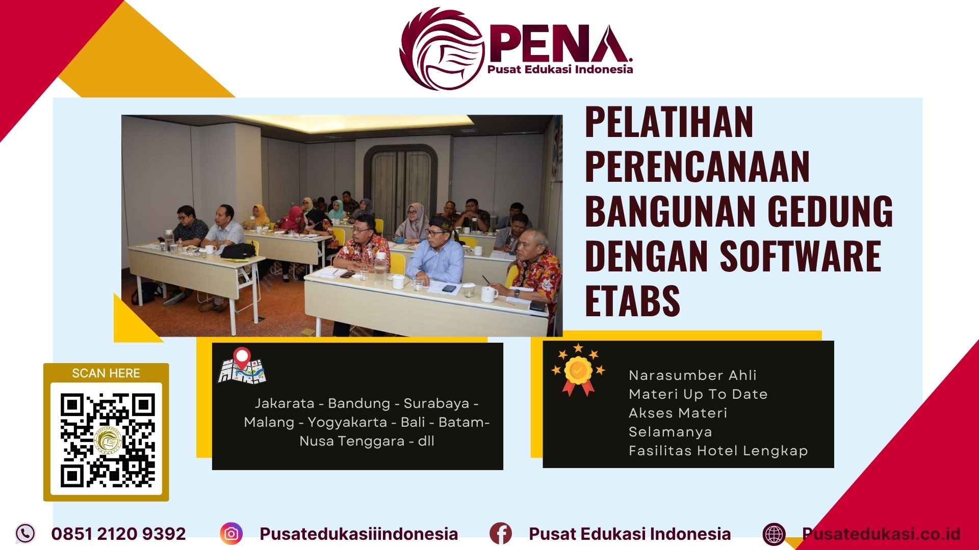 Bimtek Perancangan Bangunan Gedung dengan Software ETABS Terbaru 2025/2026