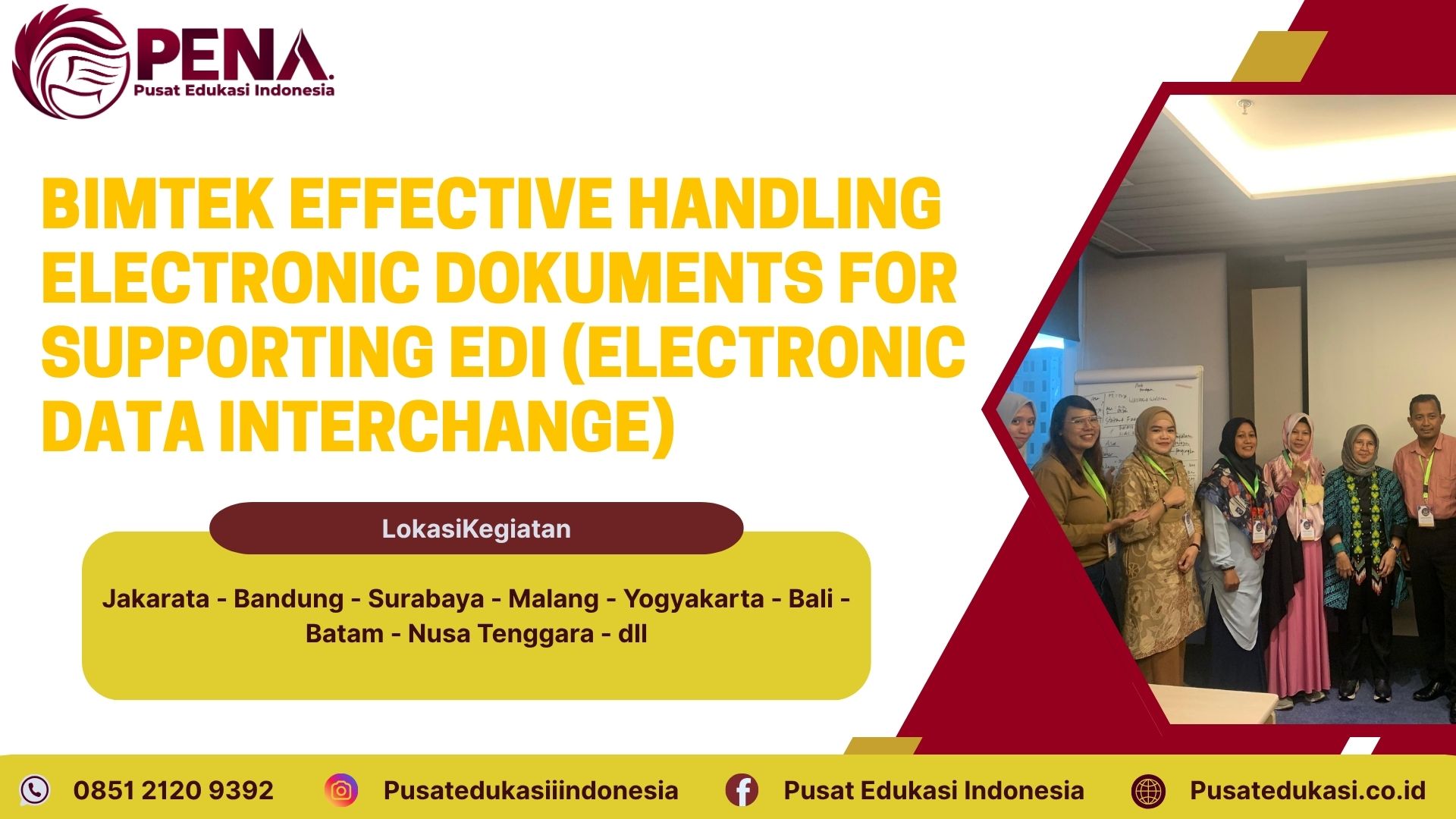 Bimtek Training Effective Handling Electronic Documents for Supporting EDI (Electronic Data Interchange) Terbaru 2025/2026