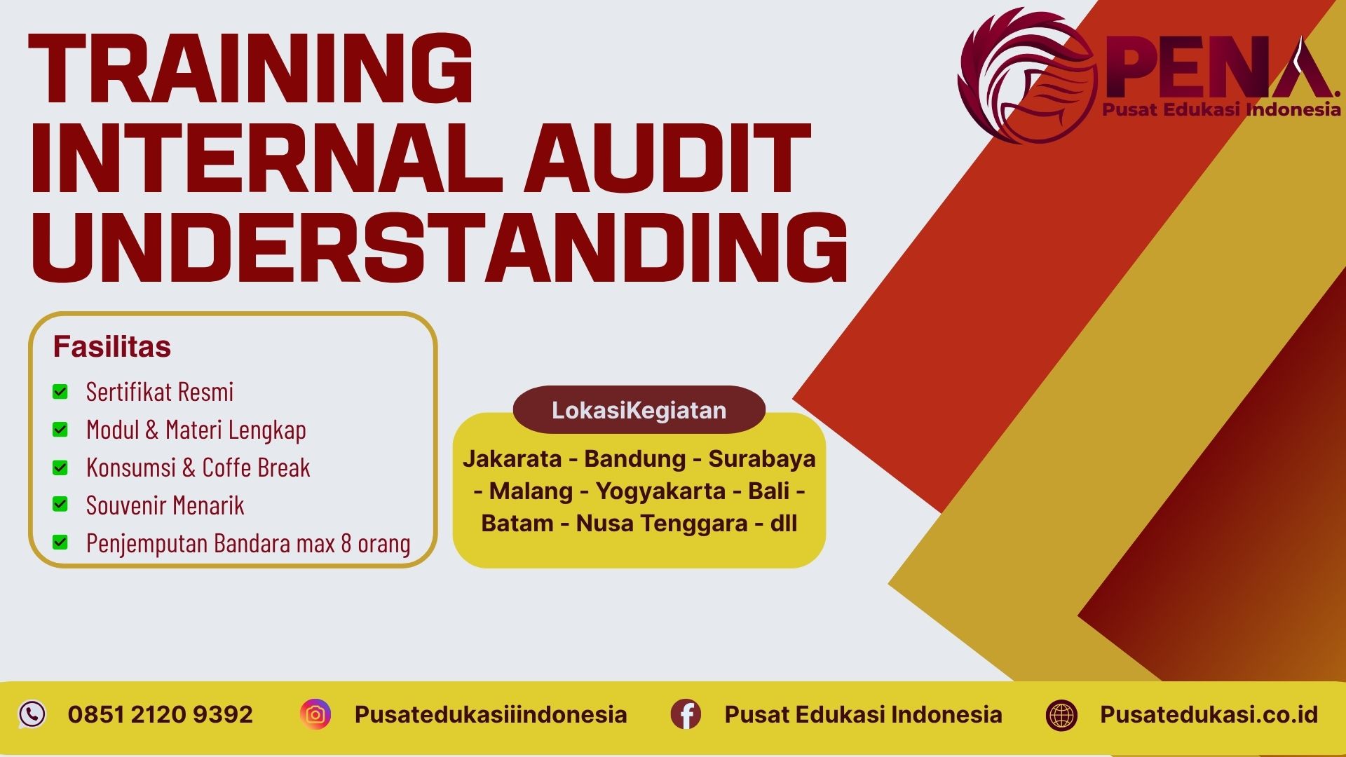 Bimtek Training Internal Audit Understanding Terbaru 2025/2026