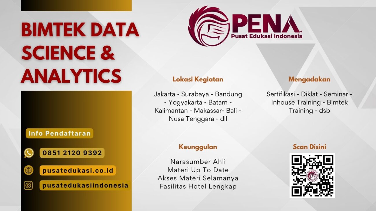 Bimtek Training Data Science & Analytics Terbaru 2025/2026