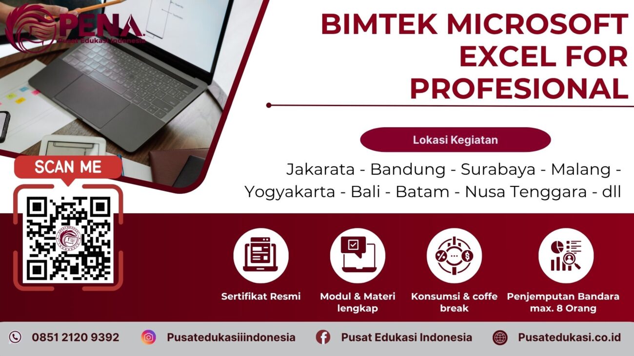 Bimtek Microsoft Excel for Profesional Terbaru 2025/2026