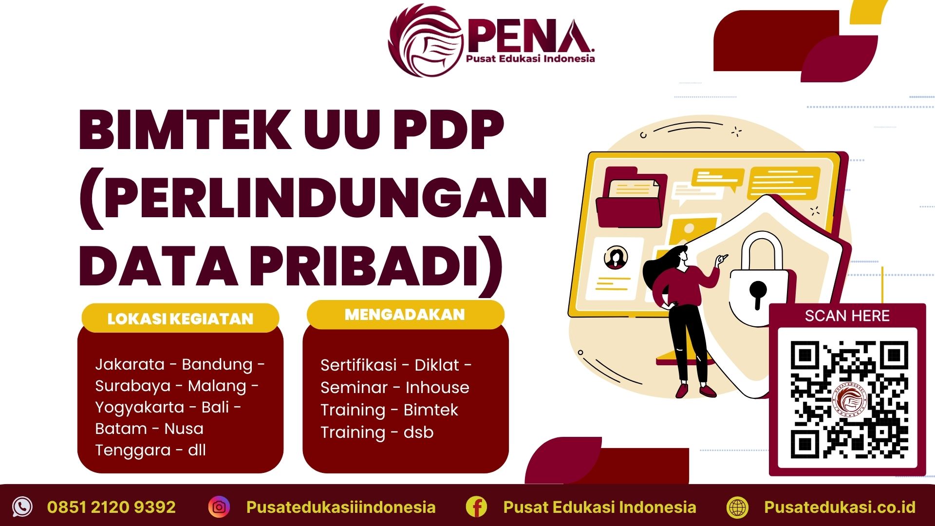 Bimtek UU PDP (Perlindungan Data Pribadi) Terbaru 2025/2026