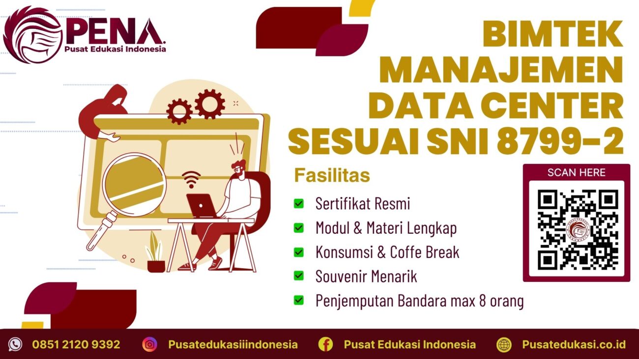 Bimtek Manajemen Data Center sesuai SNI 8799-2 Terbaru 2025/2026