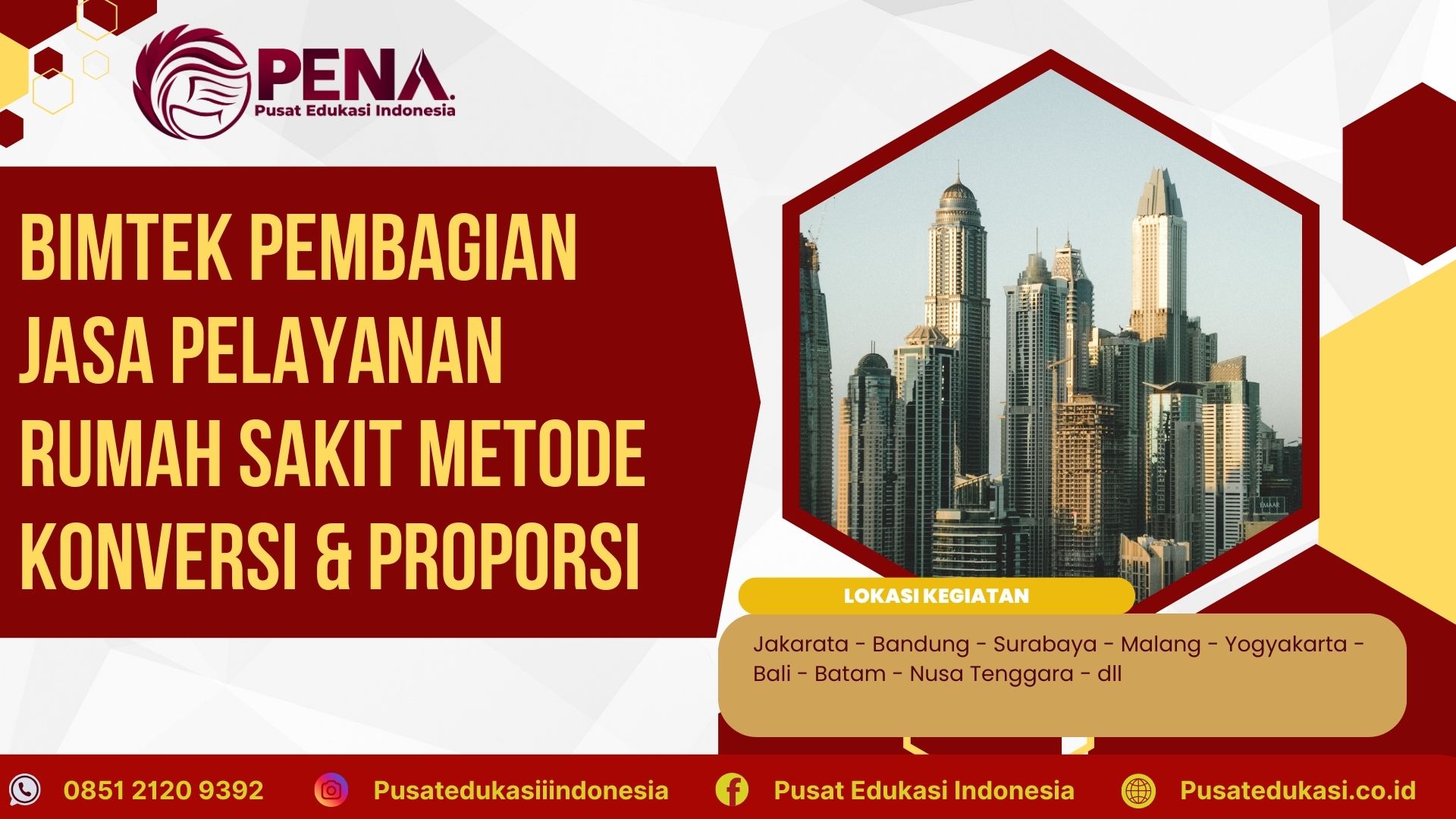 Bimtek Pembagian Jasa Pelayanan Rumah Sakit dengan Metode Konversi & Proporsi Terbaru 2025/2026