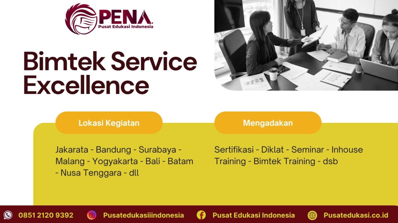 Bimtek Service Excellence Terbaru 2025/2026