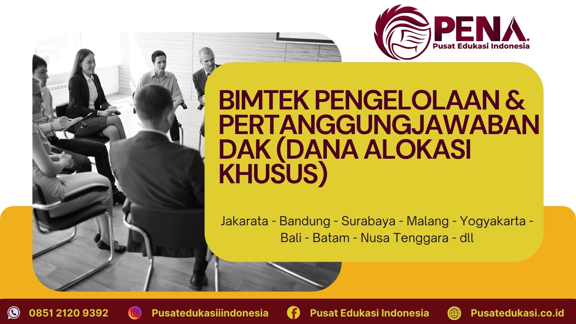 Bimtek Pertanggungjawaban Pengelolaan DAK (Dana Alokasi Khusus) Terbaru 2025/2026