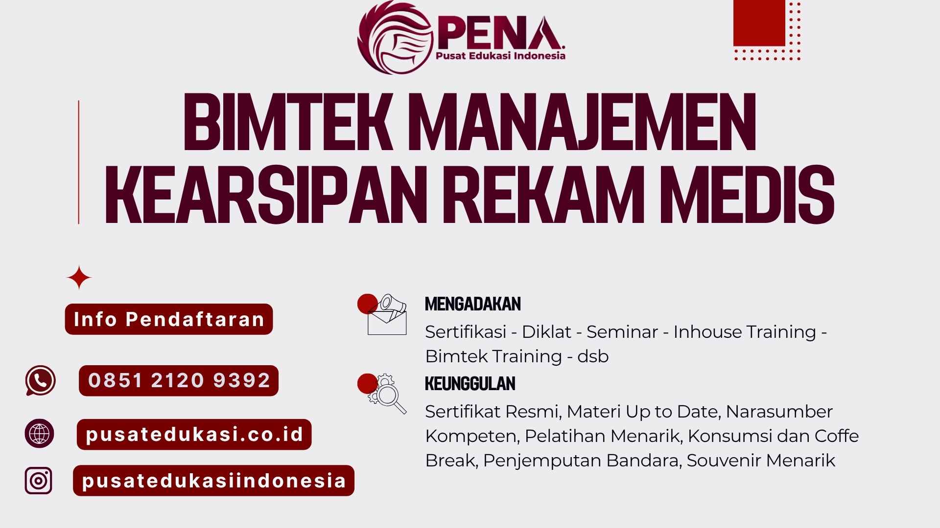 Bimtek Manajemen Kearsipan Rekam Medis Terbaru 2025/2026