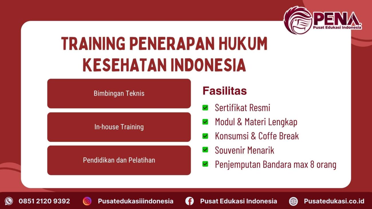 Bimtek Training Penerapan kesehatan Indonesia Terbaru 2025/2026