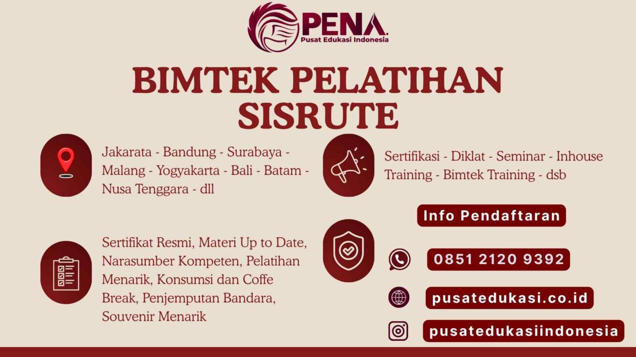 Bimtek Pelatihan SISRUTE Terbaru 2025/2026