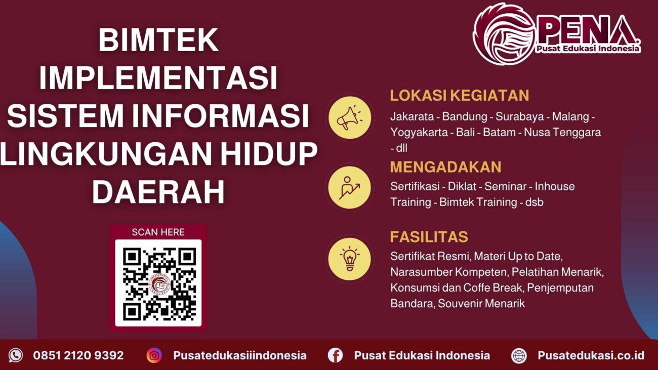 Bimtek Implementasi Sistem Informasi Lingkungan Hidup Daerah Terbaru 2025/2026