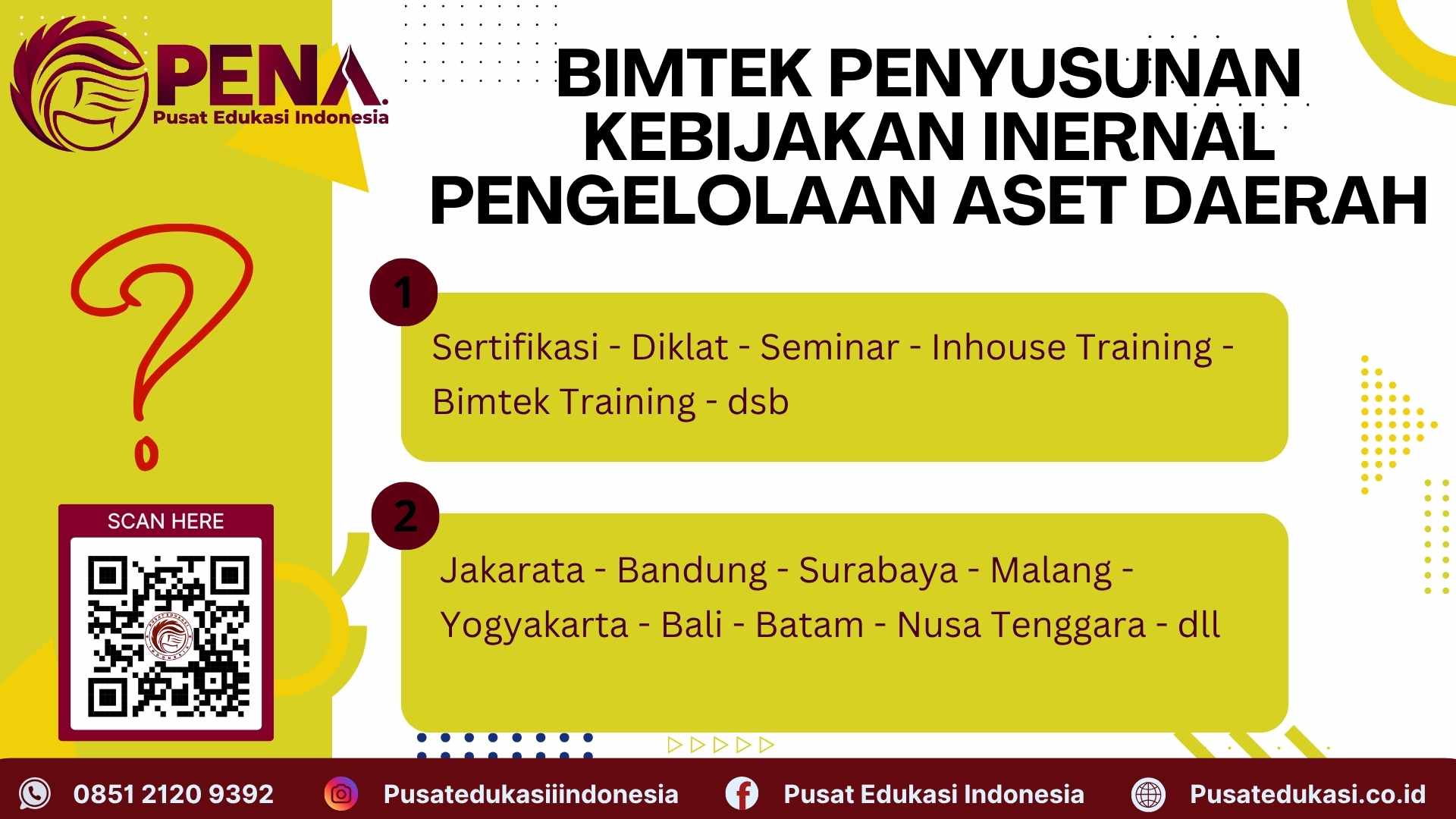 Bimtek Penyusunan Kebijakan Internal Pengelolaan Aset Daerah Terbaru 2025/2026