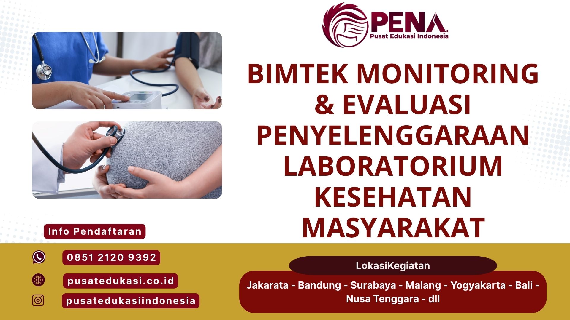 Bimtek Monitoring & Evaluasi Penyelenggaraan Laboratorium Kesehatan Masyarakat Terbaru 2025/2026