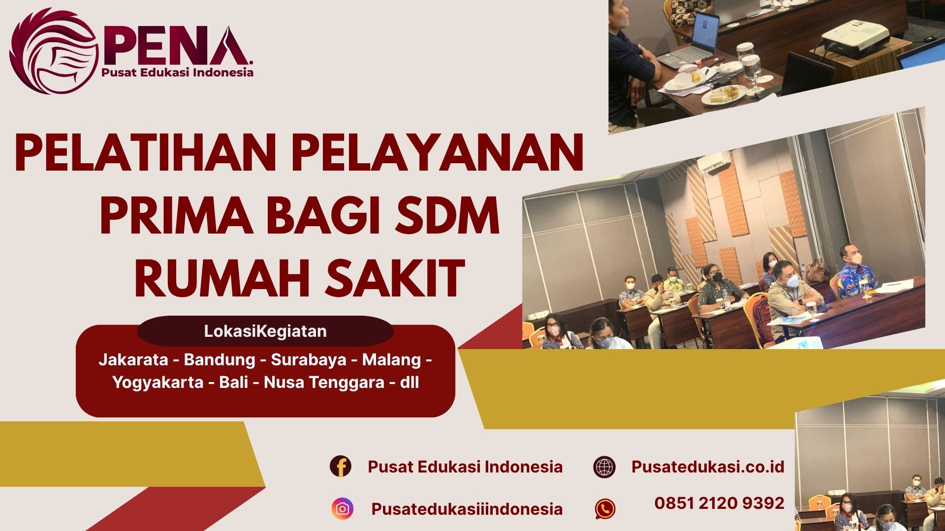 Pelatihan Training Pelayanan Prima Bagi SDM RS (Rumah Sakit) Terbaru 2025/2026