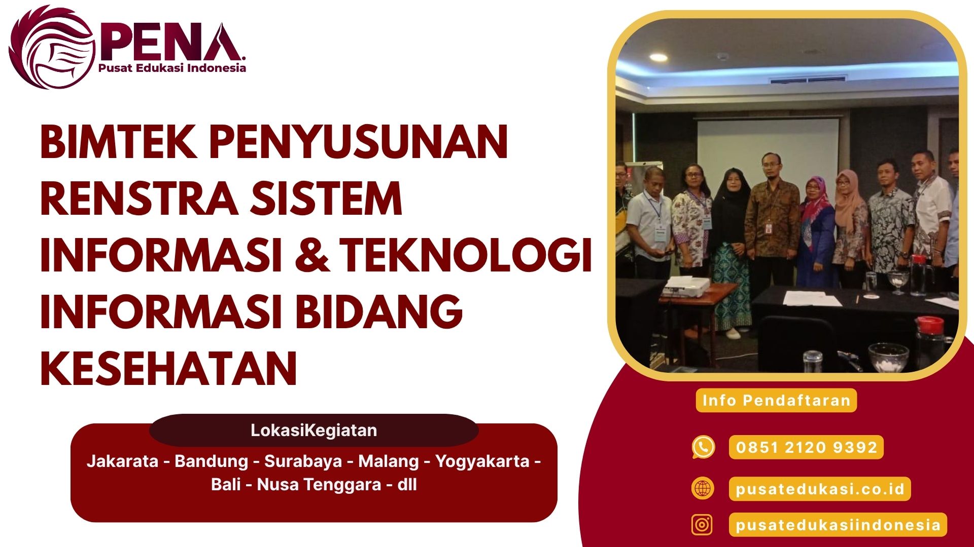 Bimtek Training Penyusunan RENSTRA Sistem Informasi & Teknologi Informasi Bidang Kesehatan Terbaru 2025/2026