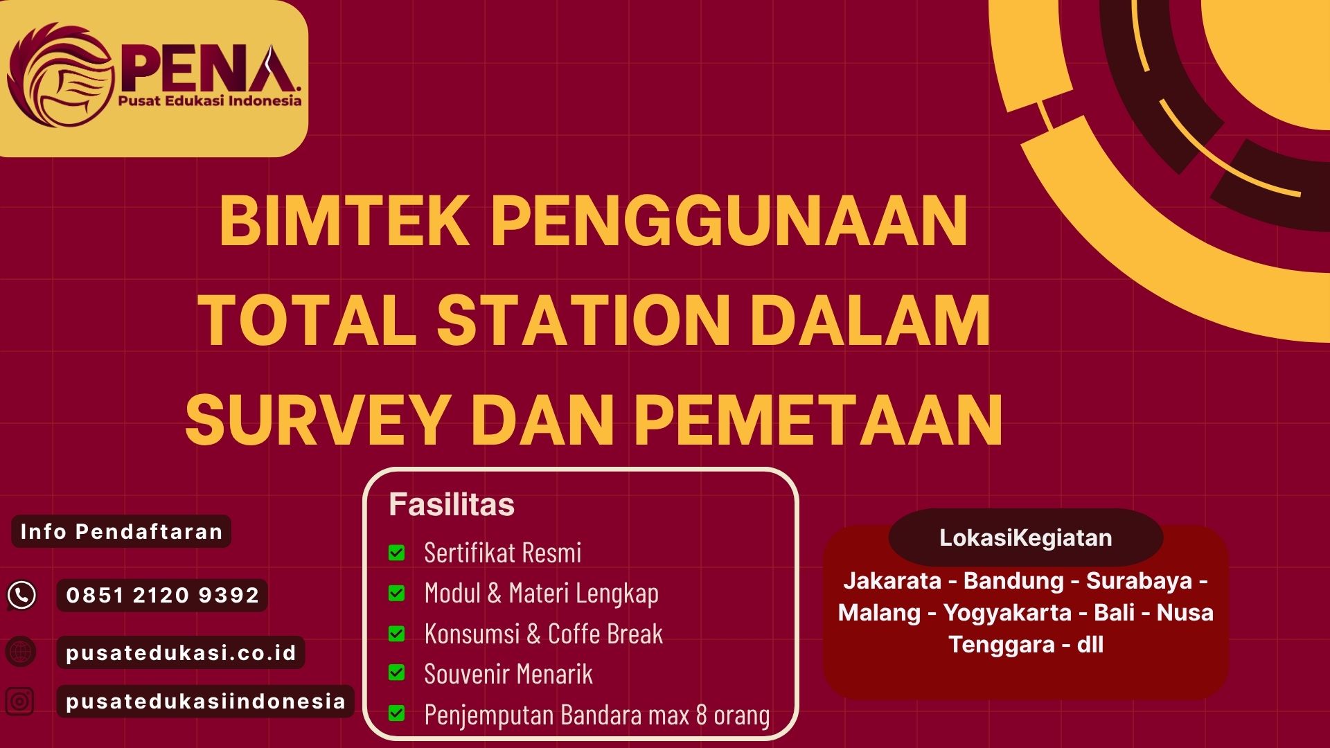 Bimtek Penggunaan Total Station dalam Survey & Pemetaan Terbaru 2025/2026