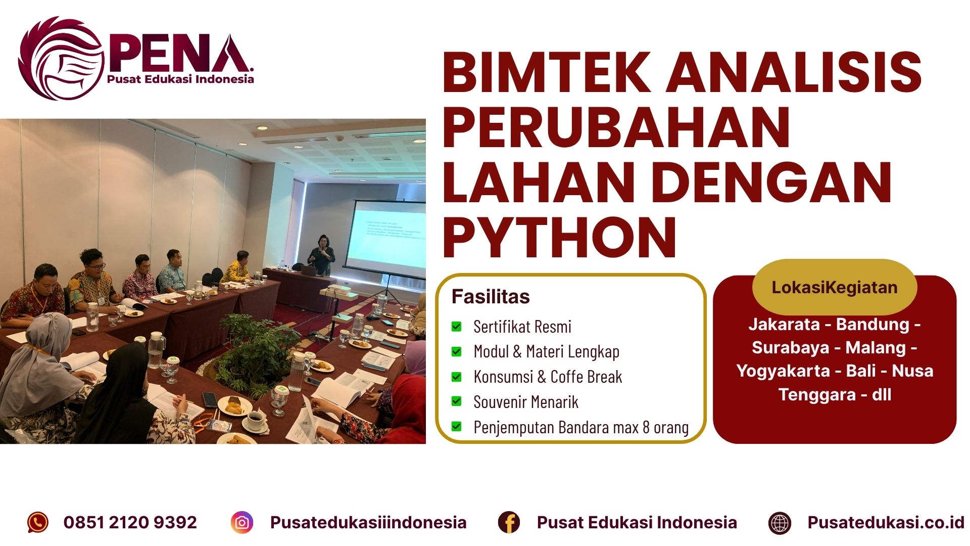 Bimtek Training Analisis Perubahan Lahan dengan PYTHON Terbaru 2025/2026