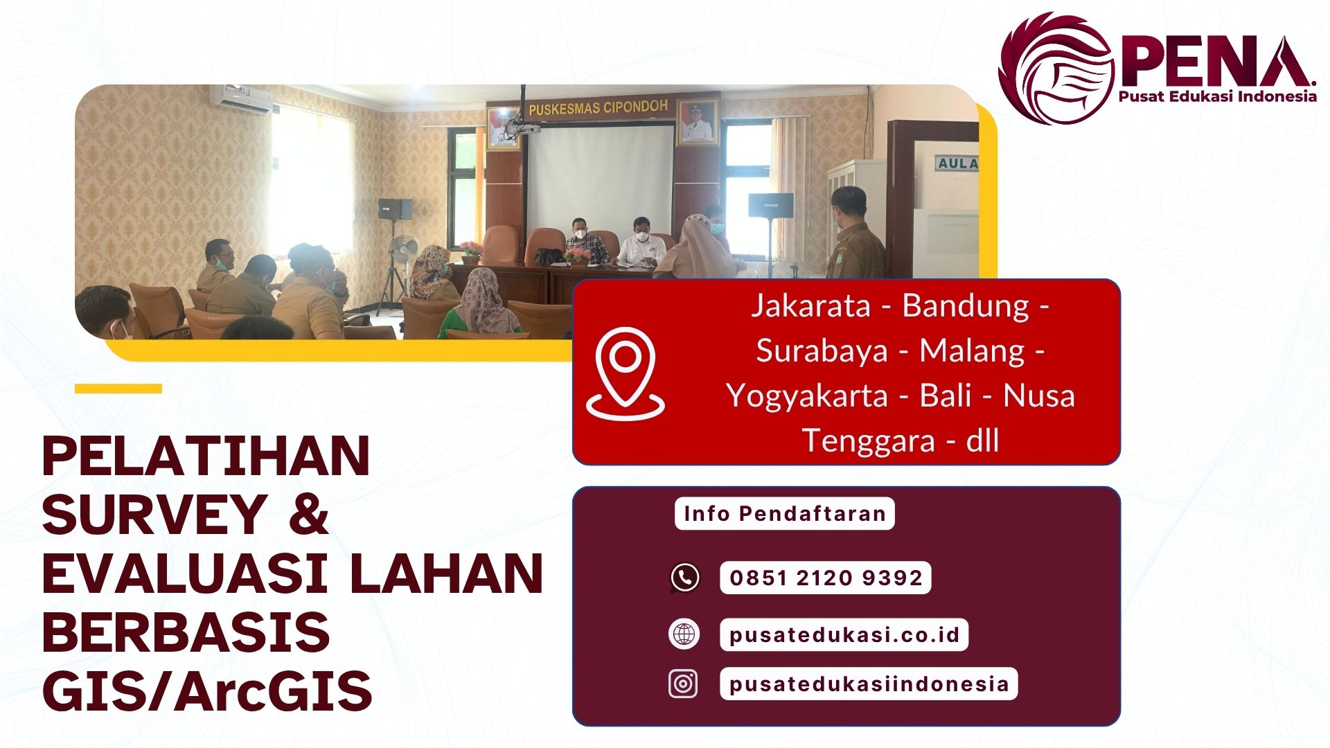 Bimtek Survey & Evaluasi Lahan Berbasis GIS/ArcGIS Terbaru 2025/2026