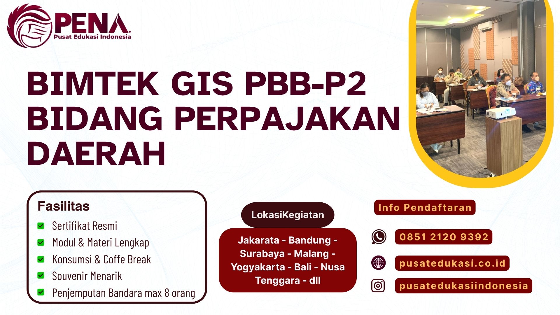 Bimtek GIS PBB-P2 Bidang Perpajakan Daerah Terbaru 2025/2026