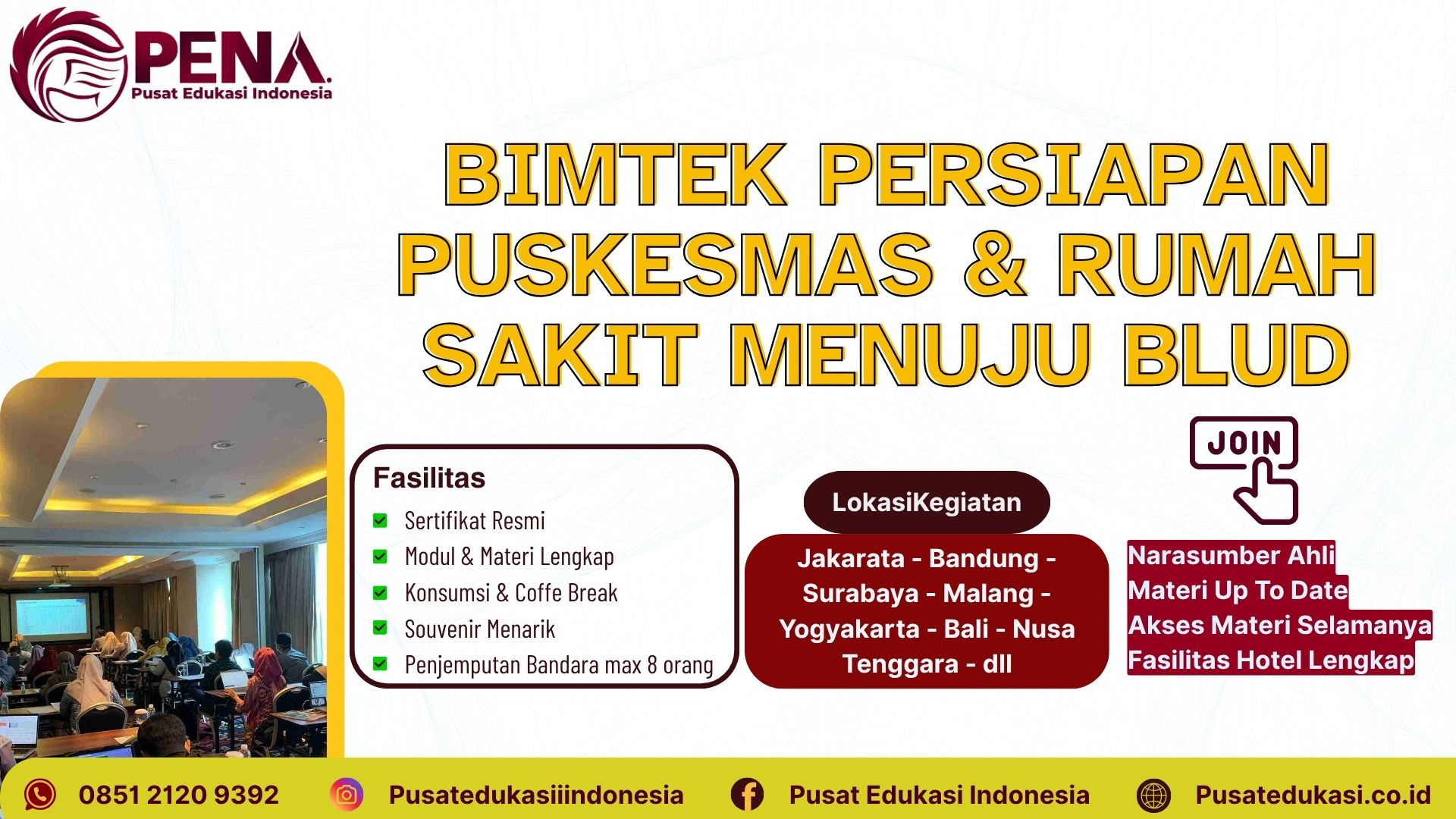 Pelatihan Persiapan Puskesmas & Rumah Sakit Menuju BLUD Terbaru 2025/2026