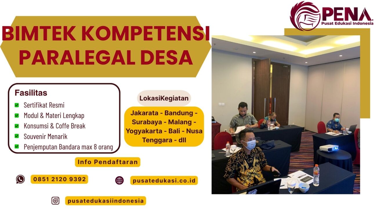 Bimtek Kompetensi Paralegal Desa Terbaru 2025/2026