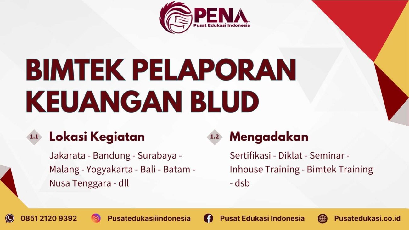Bimtek Pelaporan Keuangan BLUD Terbaru 2025/2026