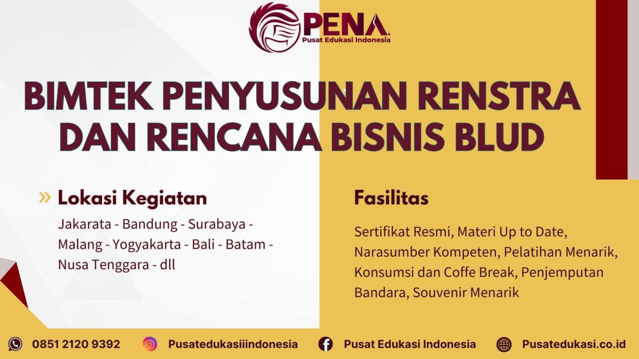 Bimtek Penyusunan Rencana Bisnis BLUD Terbaru 2025/2026