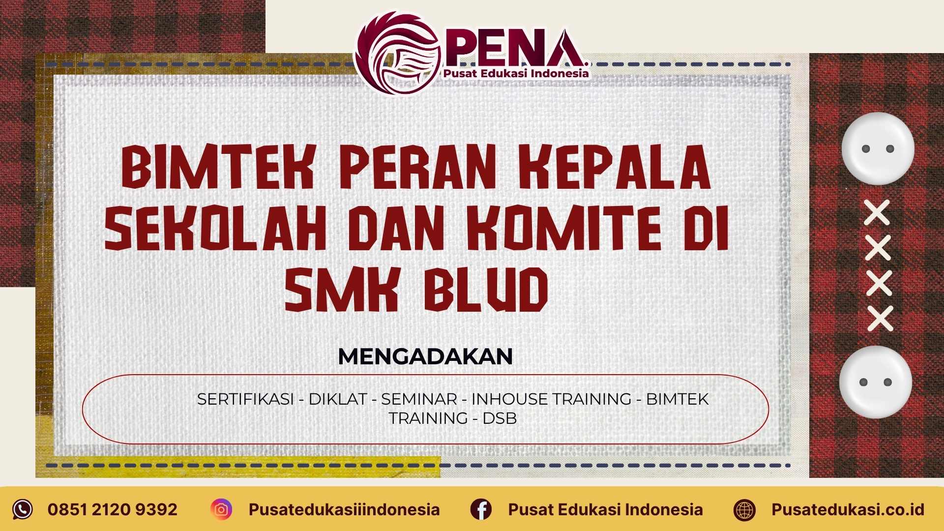 Bimtek Peran Kepala Sekolah dan Komite SMK BLUD Terbaru 2025/2026