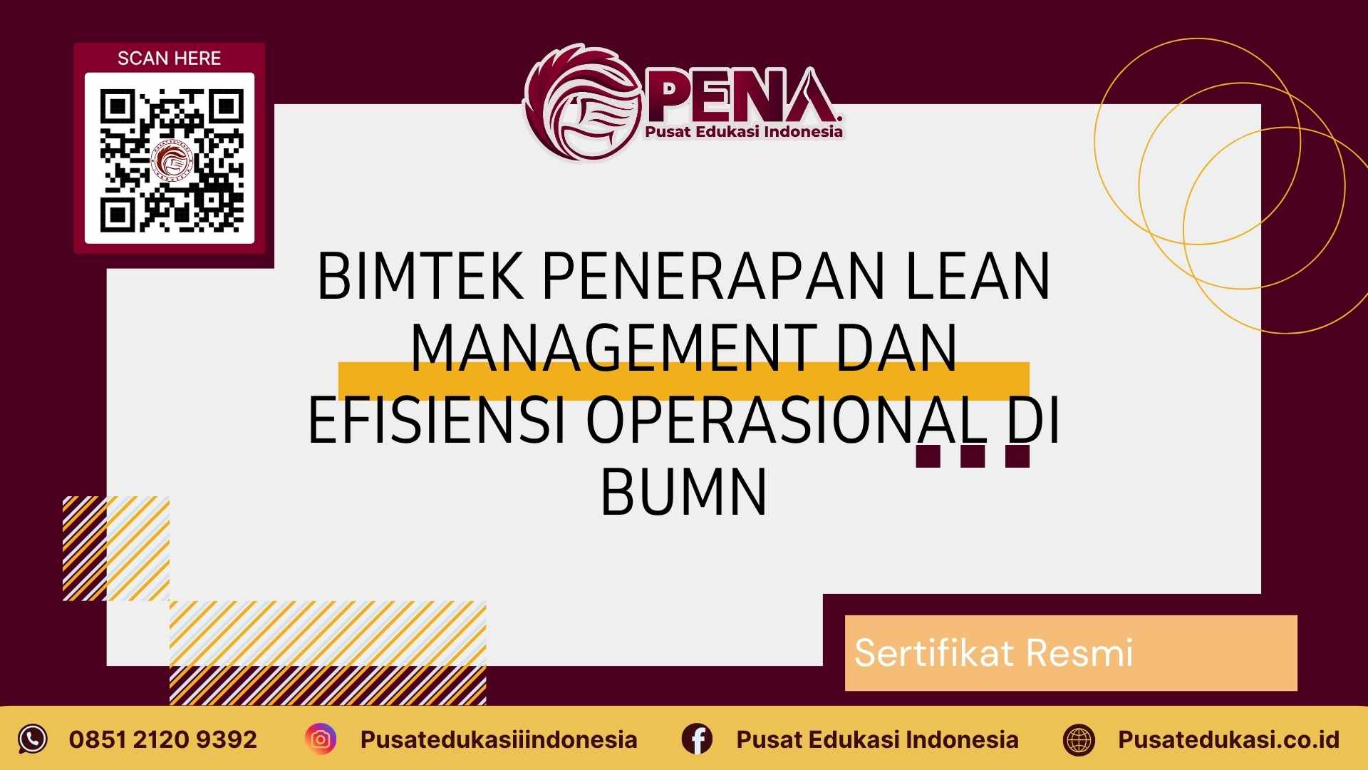 Bimtek Penerapan Lean Management dan Efisiensi Operasional BUMN Terbaru 2025/2026