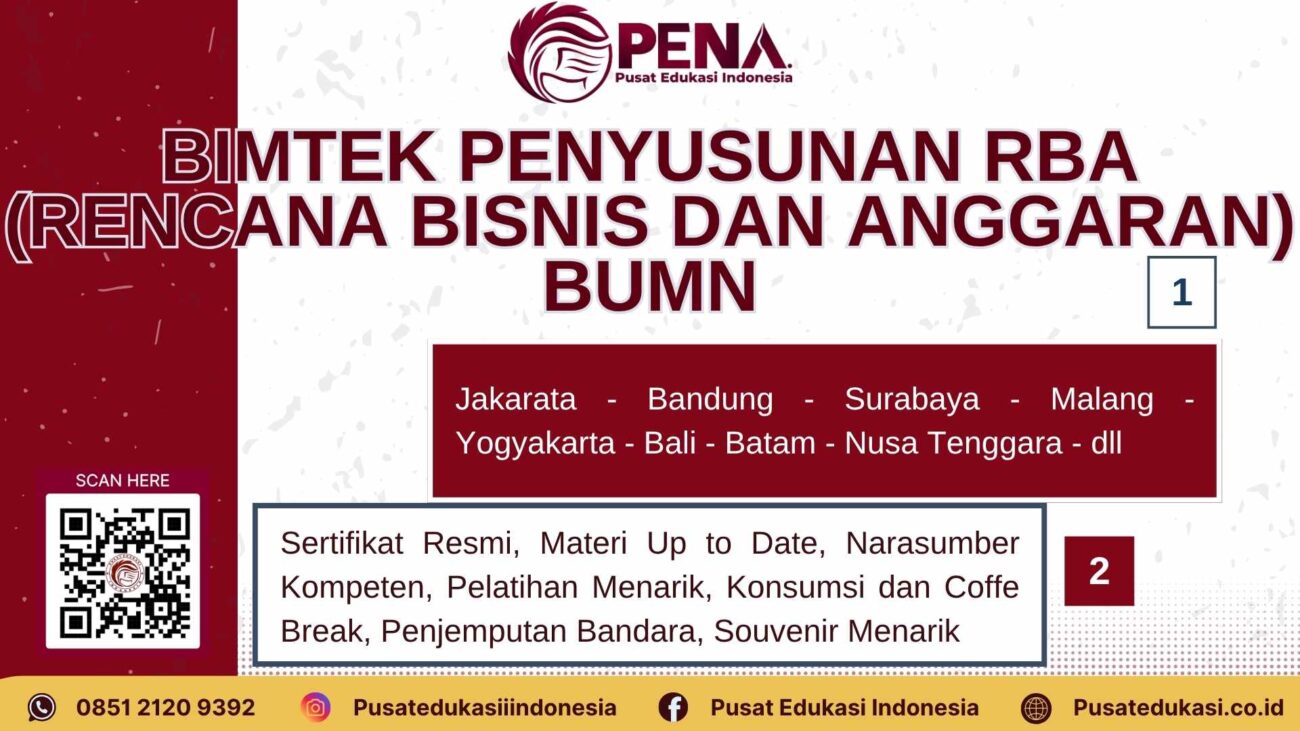 Bimtek Penyusunan RBA BUMN (Rencana Bisnis dan Anggaran) Terbaru 2025/2026