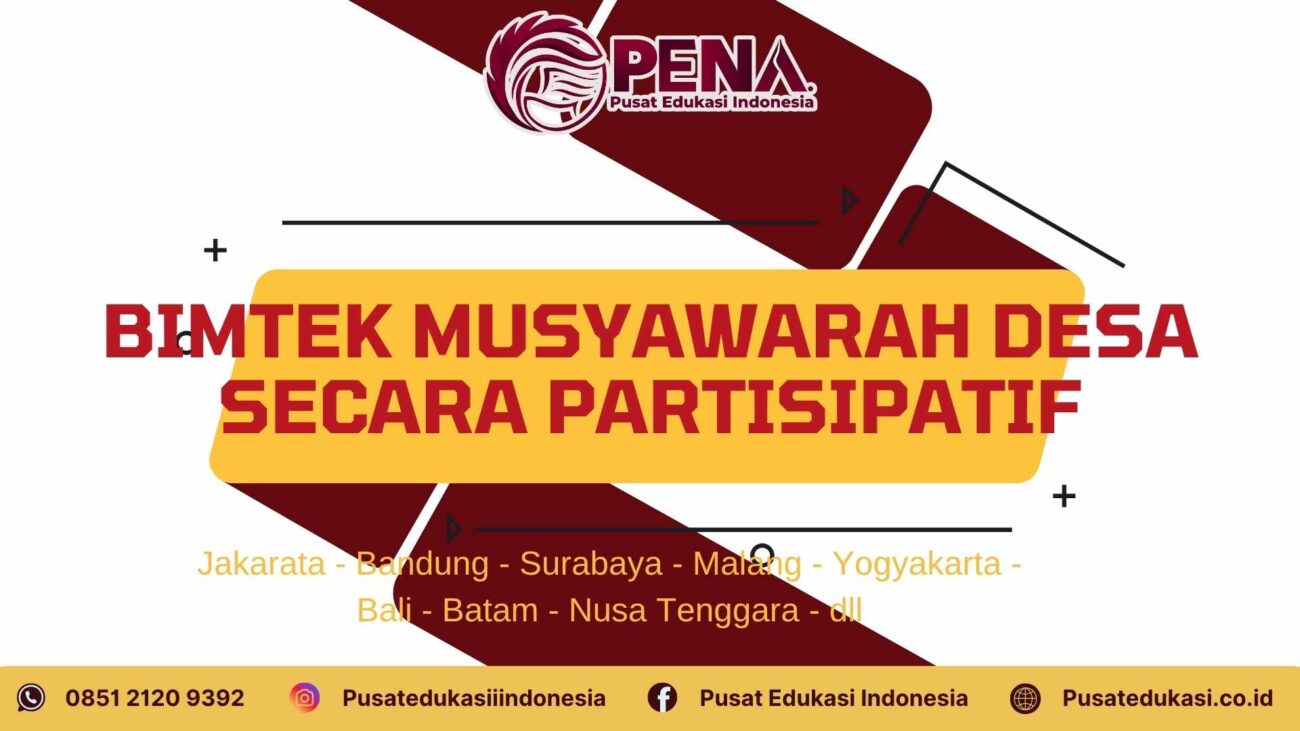 Bimtek Penguatan Musyawarah Desa secara Partisipatif Terbaru 2025/2026
